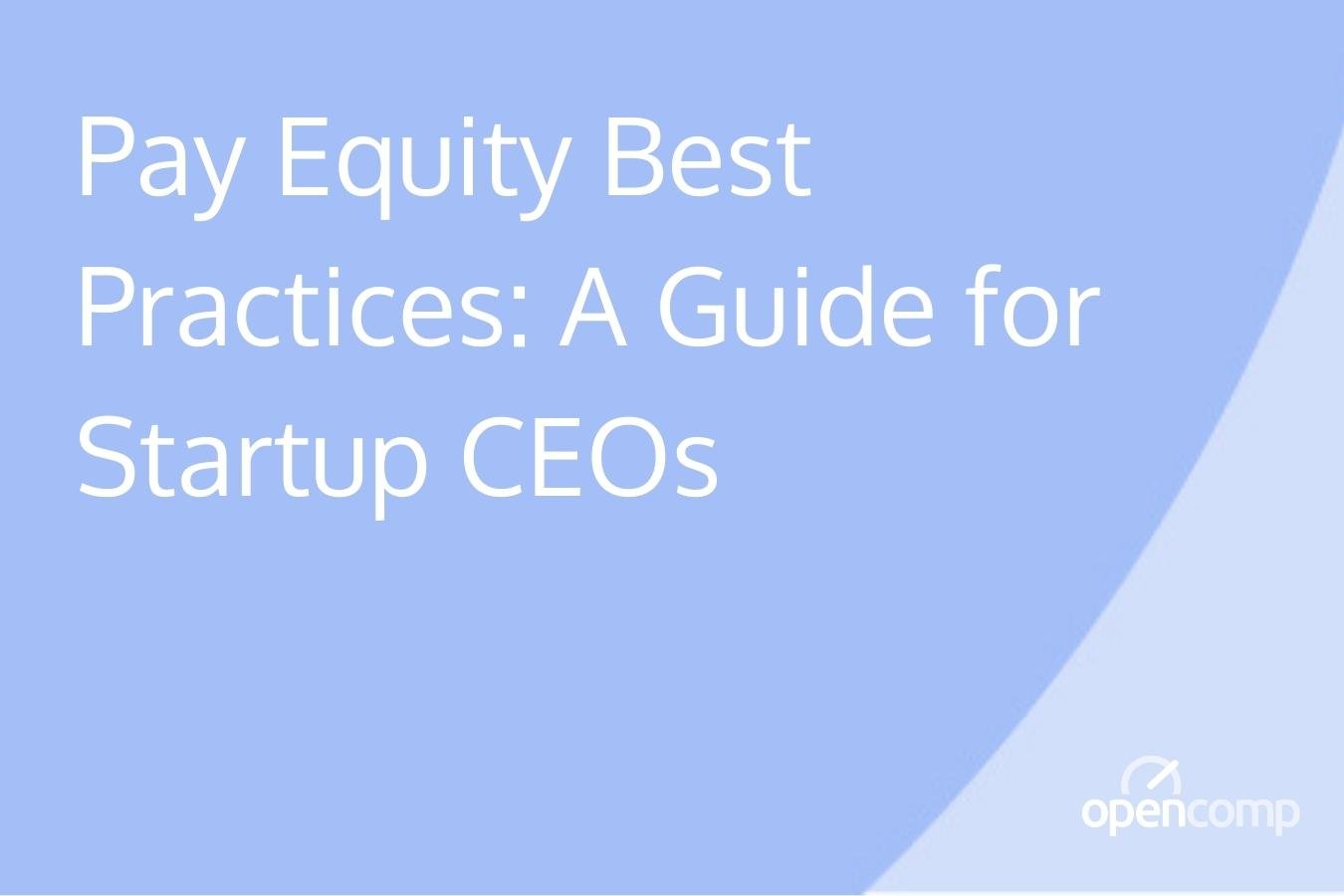 Pay Equity Best Practices_ A Guide for Startup CEOs
