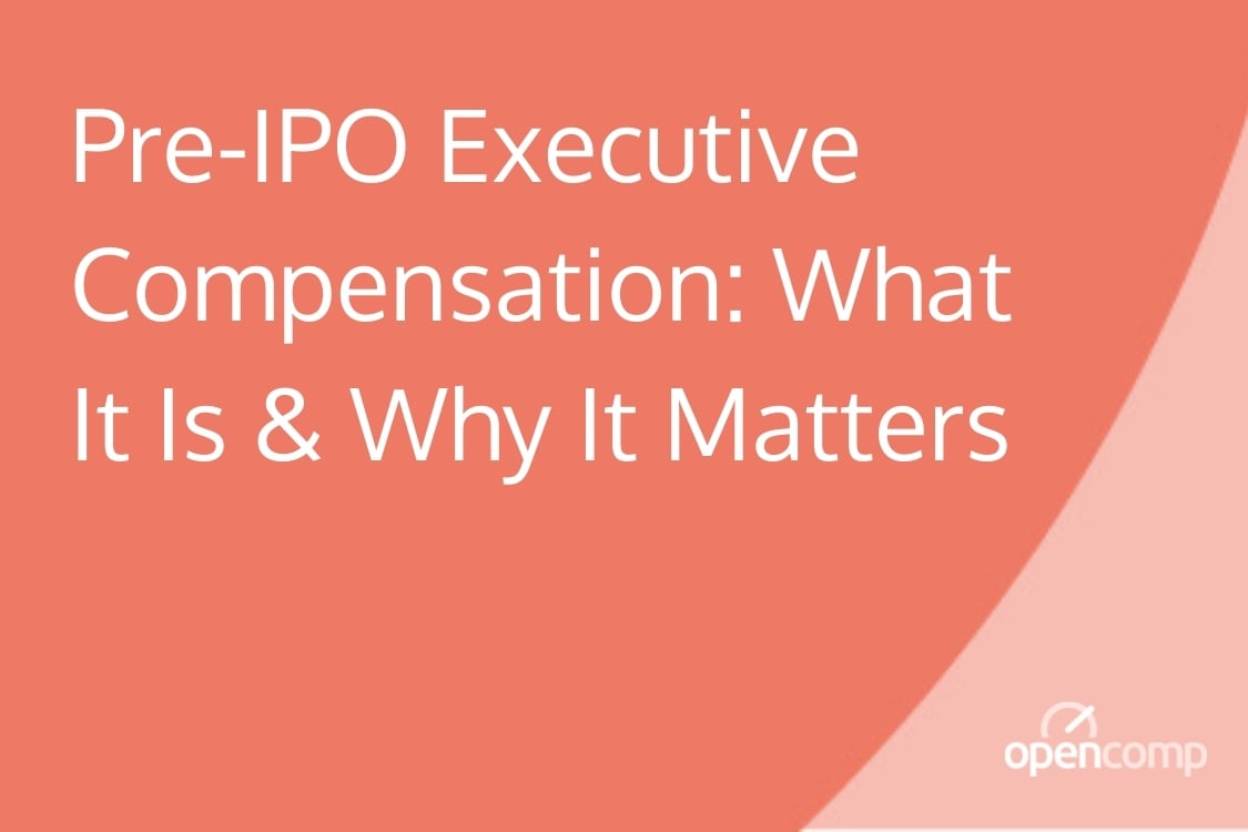 Pre-IPO Executive Compensation_ What It Is & Why It Matters
