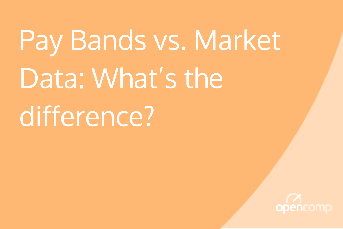 Pay Bands vs. Market Data Whats the difference