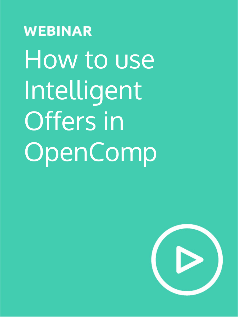 How to use Intelligent Offers in OpenComp